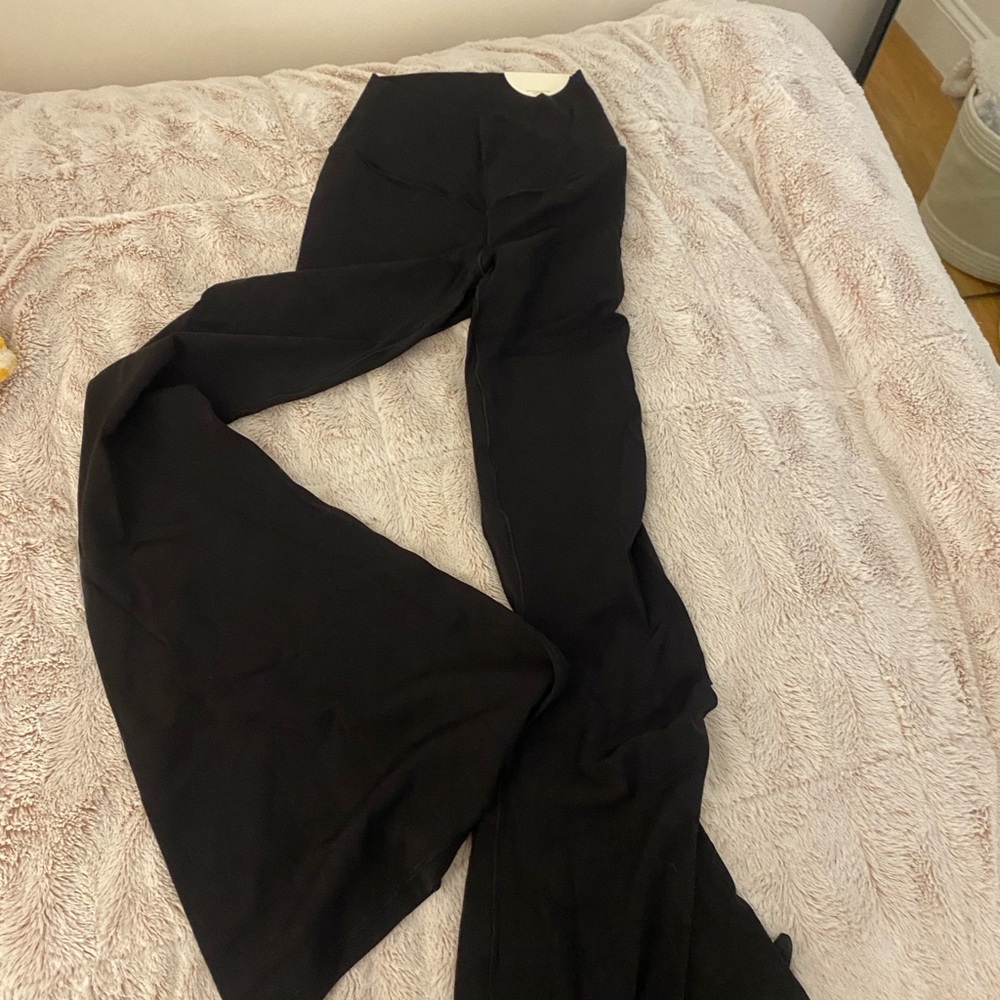 offline by aerie flare leggings, black- small